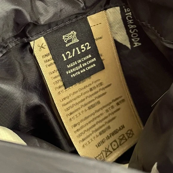 Scotch & Soda Reversible Puffer Vest, Size 12 - Picture 5 of 7